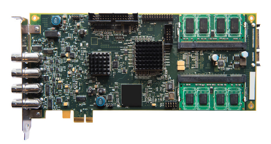 1通道1GS/s，或2通道，500MS/s，8bit，PCIe總線，125mV到2V輸入范圍，
DC耦合50歐姆，DC-1000MHz，
BNC： 通道A
BNC： 通道B 用于2通道配置
