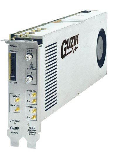 VR8042 - 2 通道、12 位、10GS/S、DC-4GHZ 數(shù)字化儀 價(jià)格18xxxx，二次開發(fā)。Labview 驅(qū)動(dòng)。 