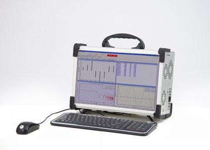 便攜式采集系統(tǒng)，最高64通道模擬輸入，或32通道輸入、32通道輸出，同步采樣每通道2.5MHz/s，可編程增益或?yàn)V波，16~~24位可變分辨率。