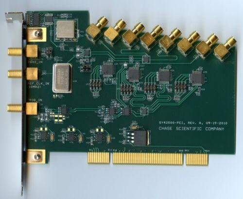 12位；GHz采樣，4通道；4MB存儲(chǔ)PCI同步時(shí)鐘頻率合成器卡