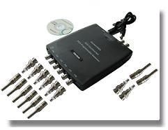 8通道數(shù)據(jù)采集,2.4MSa/s采樣,12 bits,10mV/div to 5V/div輸入靈敏度8檔可調(diào),二次開(kāi)發(fā)，Labview驅(qū)動(dòng)