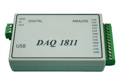 ·8路單端模擬輸入，4路差分模擬輸入
·4個軟件可選模擬電壓輸入范圍 -1.25V～+1.25V、-2.5V～+2.5V、-5V～+5V、-10V～+10V·模擬輸入阻抗 > 3MΩ·每通道24Bit A/D轉(zhuǎn)換、采樣率100HZ/每通道·1個數(shù)字輸入輸出通道
