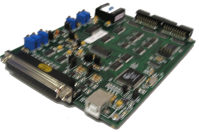 AD：單端16路/差分8路 100K 12位 8K字FIFO 量程為0~10V、±5V、±10V；DA：2路 12位；16路DI、16路DO 