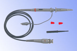 頻寬 20MHz 
衰減比 X1，X10 ±2% ,最大輸入電壓 300V(DC+ACp-p) 
阻抗 10MΩ 
長度 1.3m 
質量 60g 
